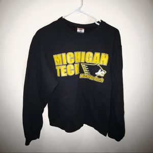 Vintage Michigan Tech Crewneck Sweatshirt